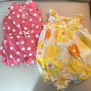 Carters Baby Romper Bundle